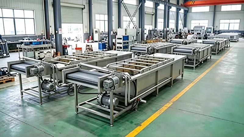Bubble washing line capacity options