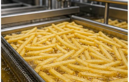 French fries frying application