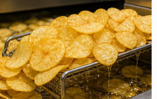 Potato chips frying application