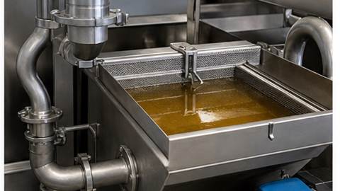 Automatic oil filtration detail