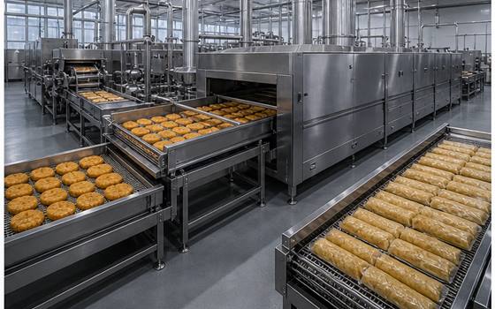 Frozen food production line