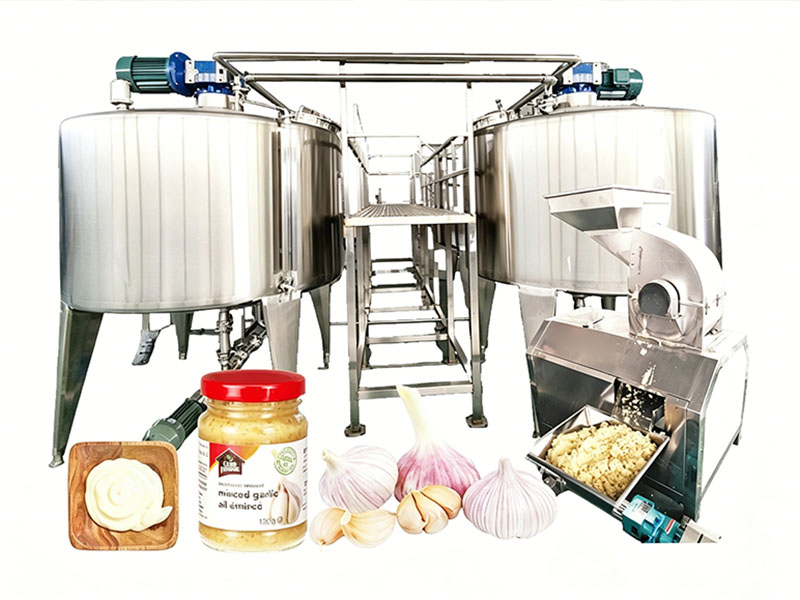 Garlic paste and sauce production line