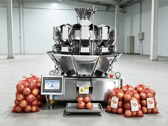 Onion packing machine