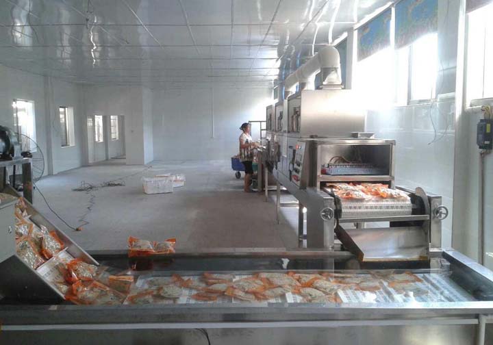 customer use of the food sterilization machine