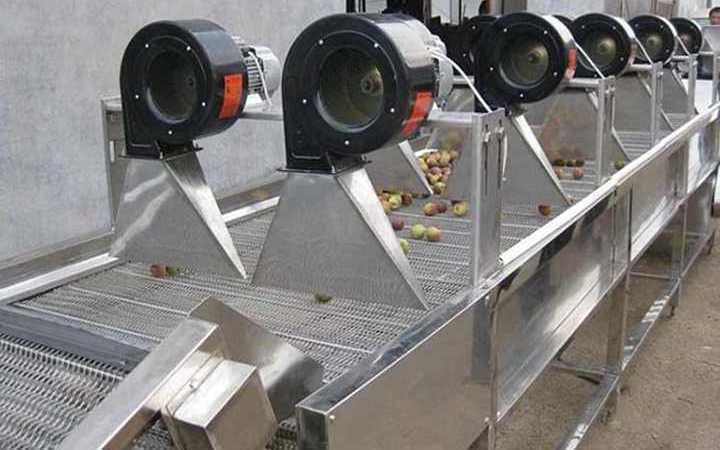 Air dryer machine for peach