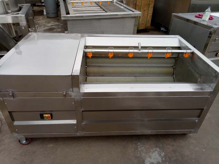 brush type potato washing machine