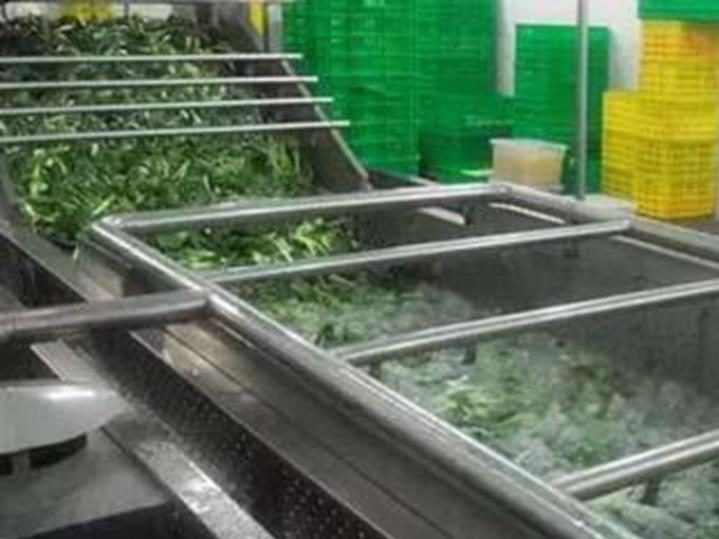 Bubble washing for potato