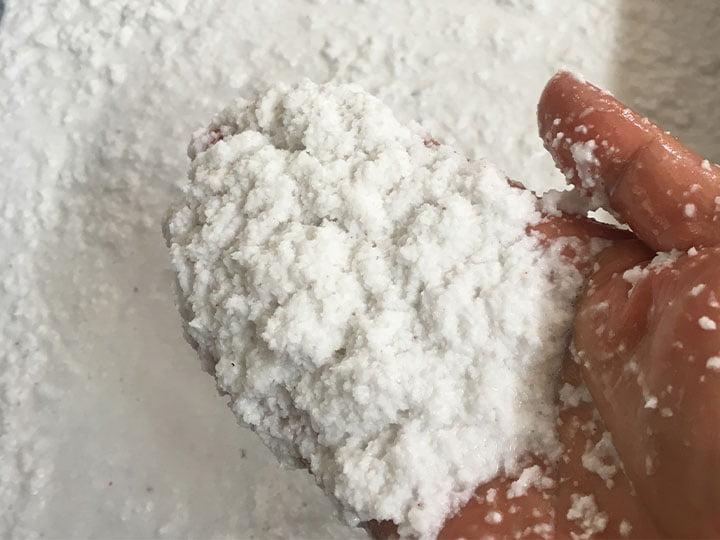 coconut powder made by our machine