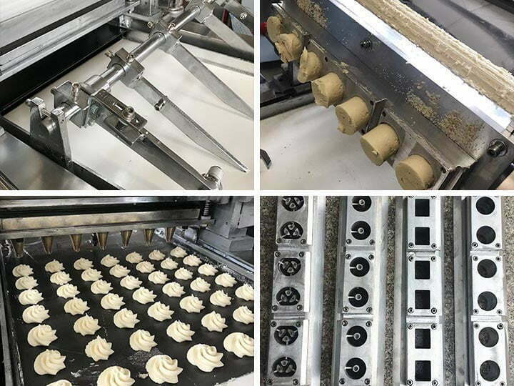 cookie dropping machine structure
