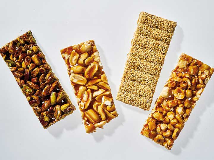 crispy peanut candy bars