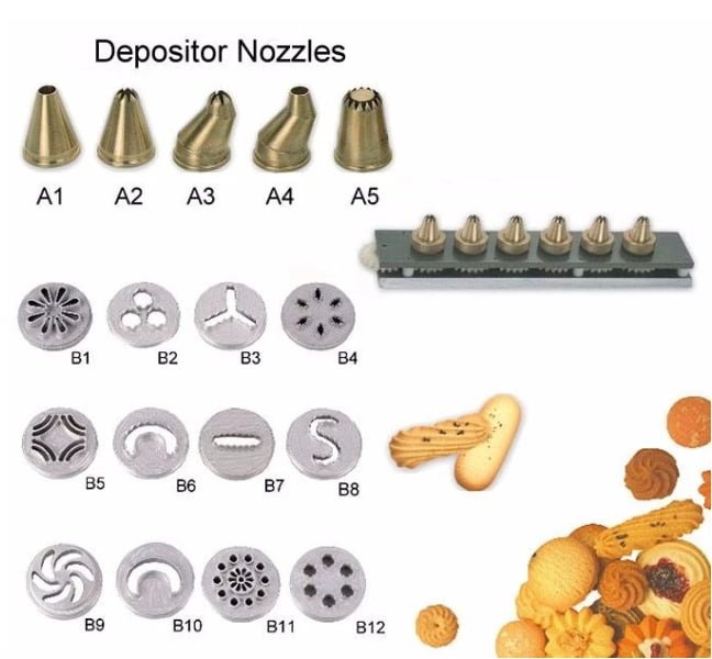 cucake depositor filling nozzles