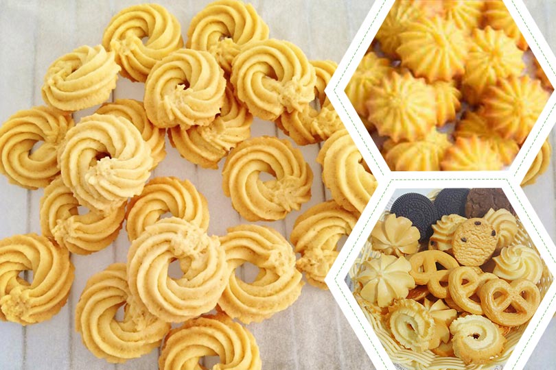 delicious cookies made by cookie maker