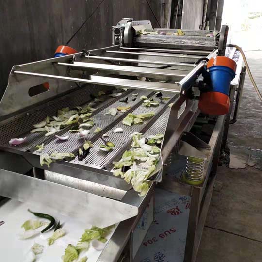 dewatering machine in use