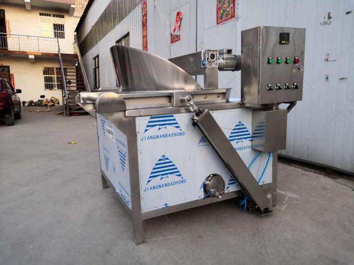 electric batch frying equipment