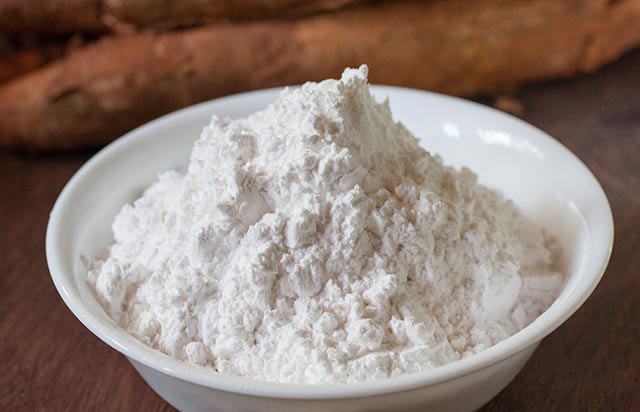 Fine cassava starch