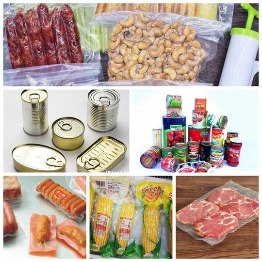 The food can be sterilized by UV sterilizer