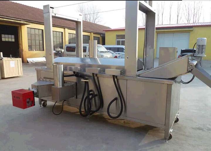 gas heating type fryer machine