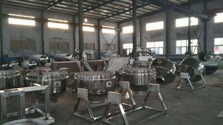jacketed pan manufacturing plant