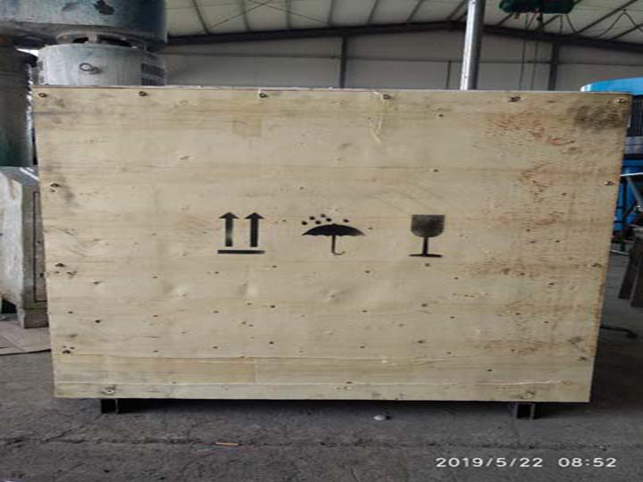 Packaging for peanut butter machine