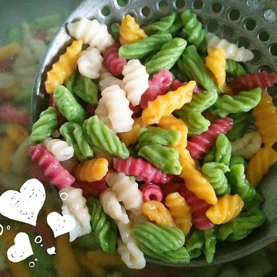 pasta products using