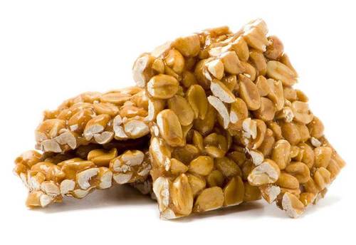 peanut brittle bars forming