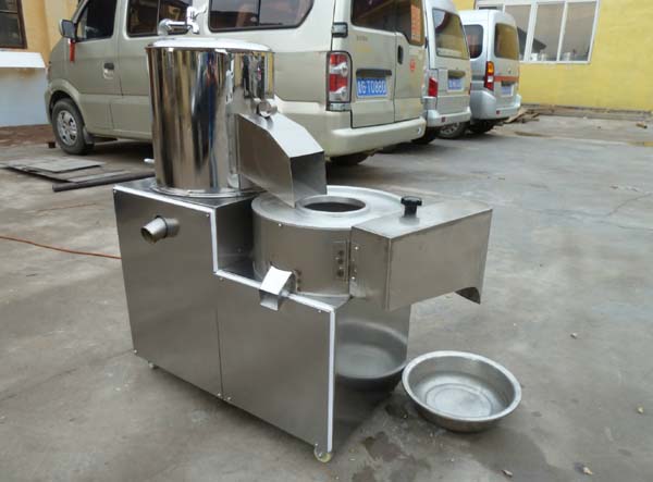 potato peeler and cutter machine