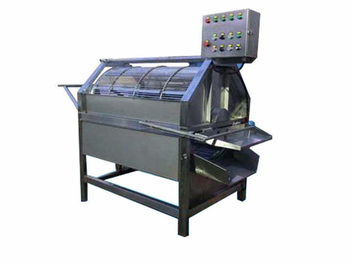 rotary fish scaling machine