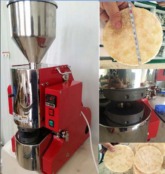 round rice cakes processing