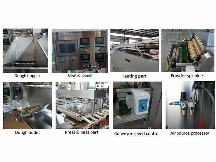 vegetable chapati rolls maker structural features