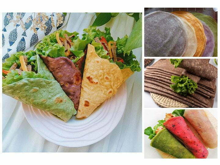 vegetale chapati rolls